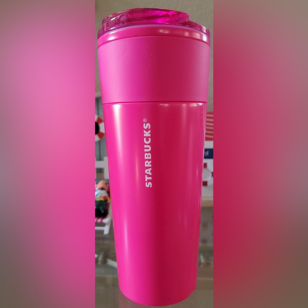 Starbucks hot pink tumbler